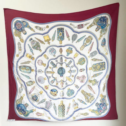 Hermes Carre Importe le Flacon Scarf Silk