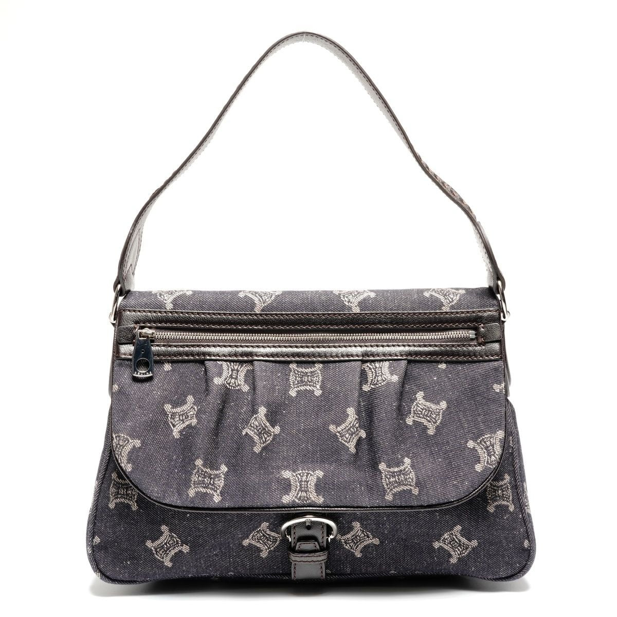 Celine Shoulder Bag Macadam Denim