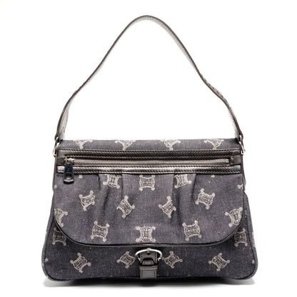 Celine Shoulder Bag Macadam Denim
