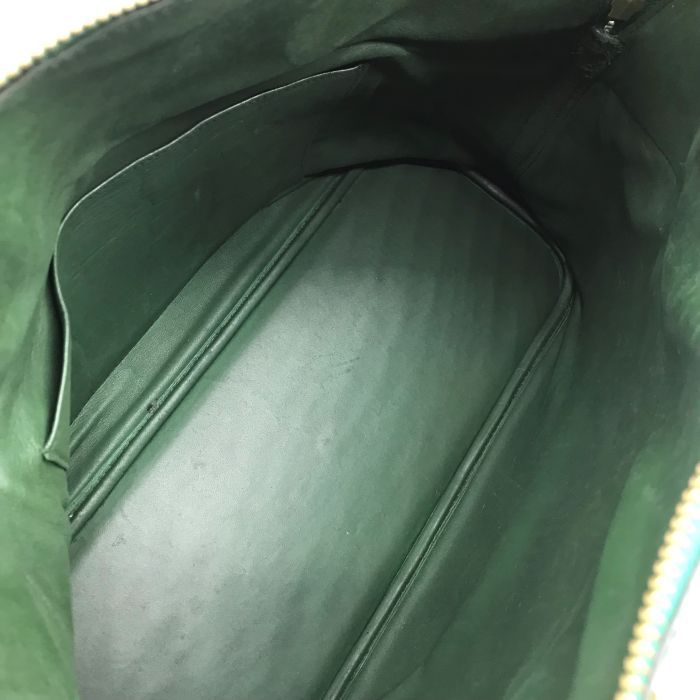 Hermes Bolide 35 Green Epsom Gold Hand Ba Handbag