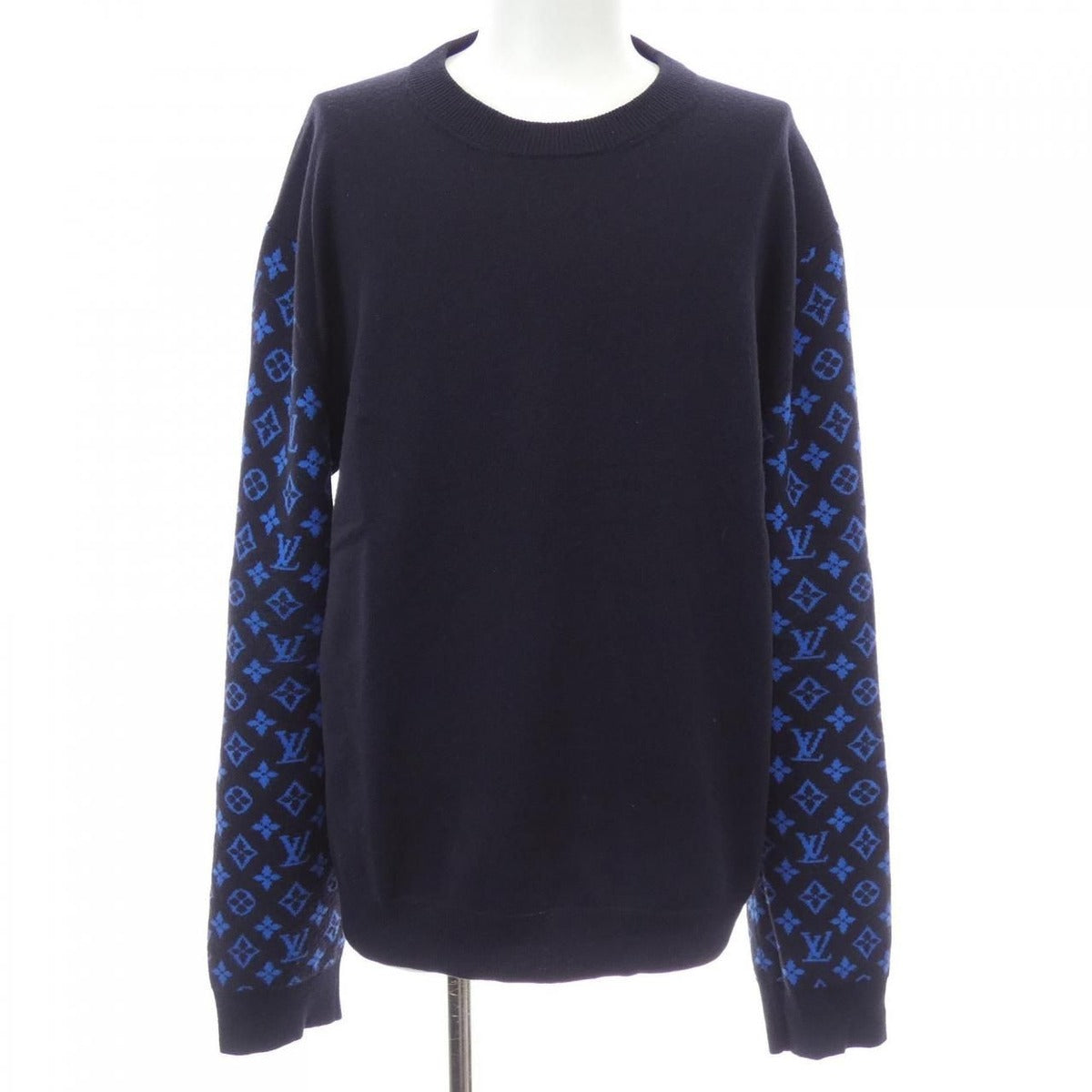Louis Vuitton Monogram Mixed Cashmere Cru-neck Hon42wr93 Knit