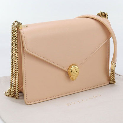 Bvlgari Bulgari Chain Serpenti Forever Shoulder Bag Leather Women