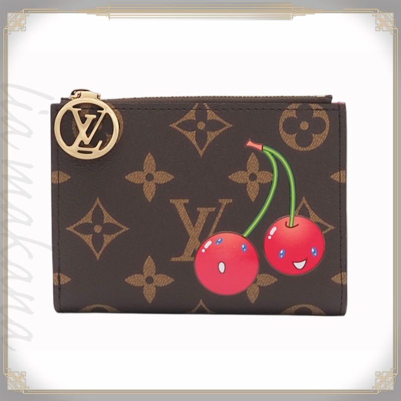 Louis Vuitton LV X Tm Portefeuille Lisa Cherry Monogram Canvas