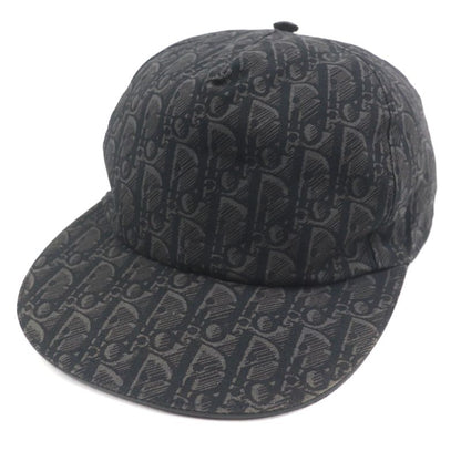 DIOR Homme 933c902h4835 Oblique Leather Use Hat Baseball Cap Dark Gray L Made