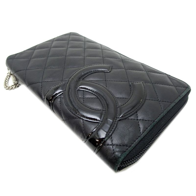 Chanel Long Black Wallet