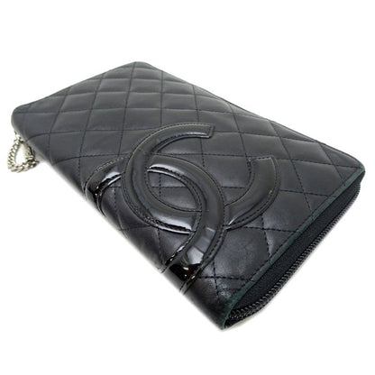 Chanel Long Black Wallet