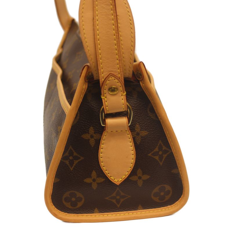 Louis Vuitton 05 M40008 Monogram Popincourtron Shoulder Bag Women Brown