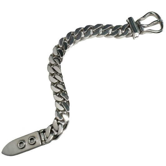 Hermes Bookle Serie MM AG 925 Silver Bracelet Accessories Men
