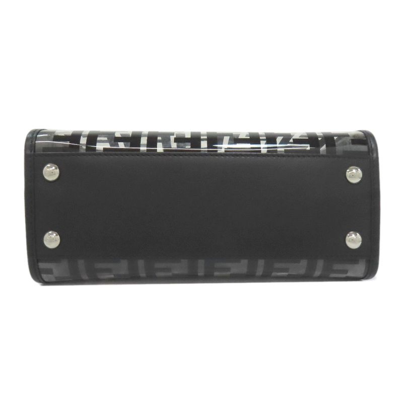 Fendi Peekaboo Mini 2-way Handbag Vinyl Calf Women