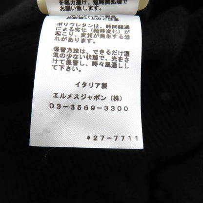 Hermes 22AW 2h2407da 100% Wool H Motif Knit Pants Bottoms Black 34 Made In