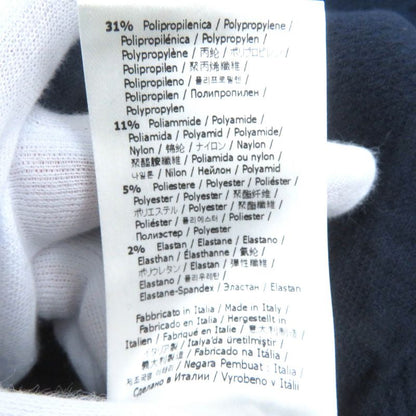 Fendi 2022 Fzq677 FF Logo Chain Knit Long Skirt Navy 40 Genuine