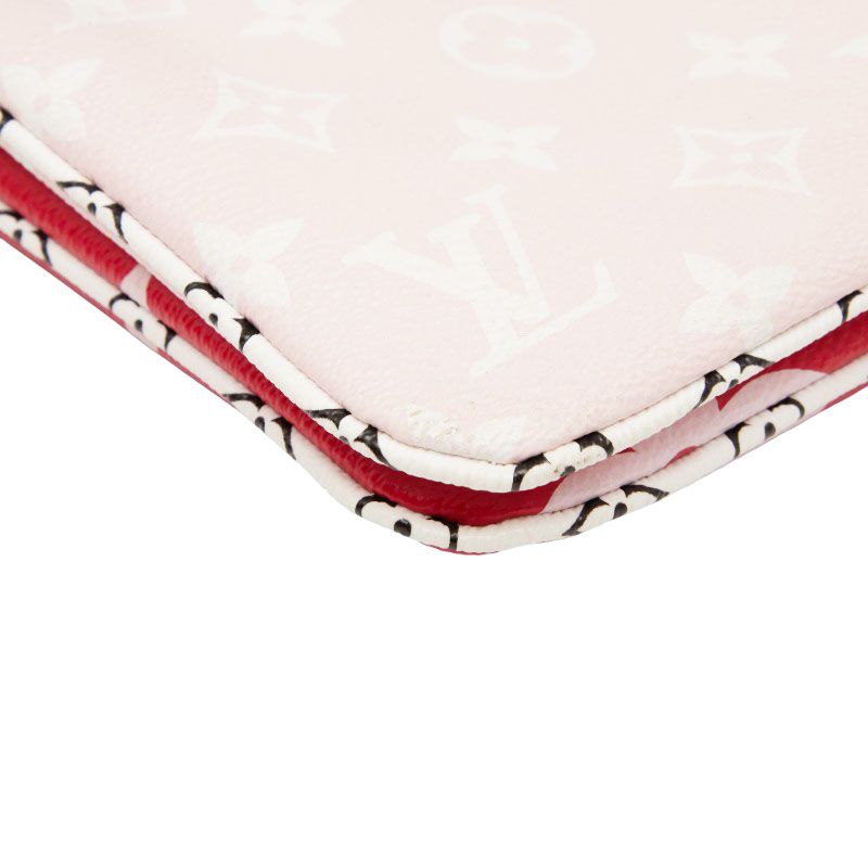 Louis Vuitton Monogram Giant Pochette Double Zip Crossbody Shoulder Bag M67561