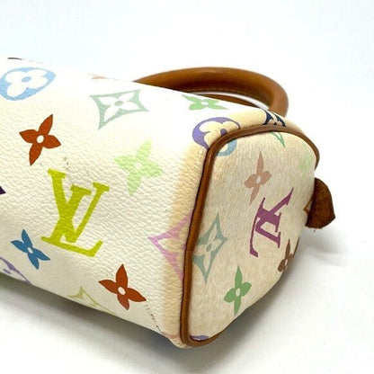 Louis Vuitton Mini Nano Speedy Monogram Multicolor Sac Bag HL White