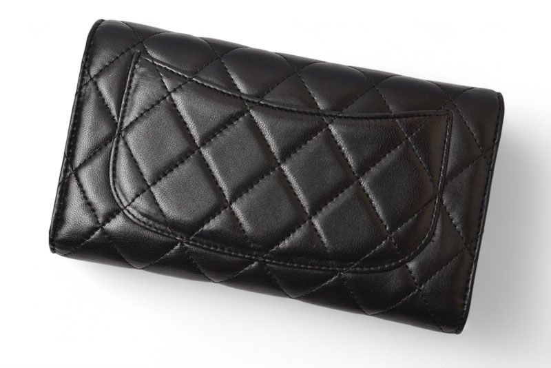 Chanel Wallet Trifold Chanel Wallet A31506 Timeless Classic Matelasse Caviar