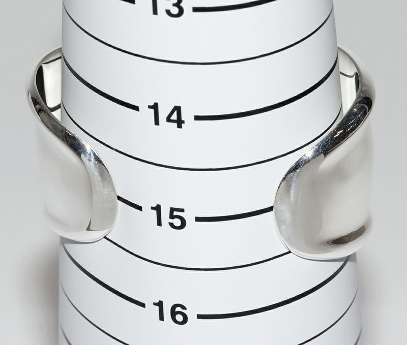 Tiffany & Co Bangle SV Elsa Peretti Small Bone Cuff Bangle Medium For Left Hand