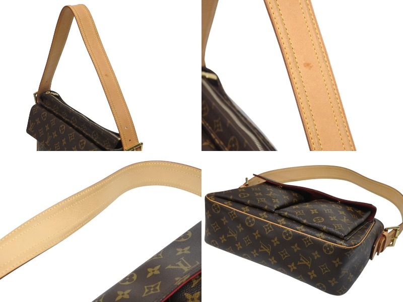 Louis Vuitton Viva-Cite GM Bag Monogram Leather Gold — view 6