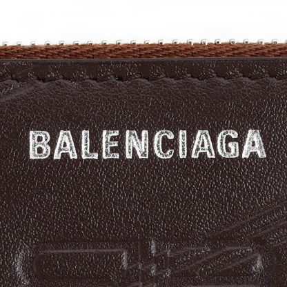 Balenciaga Card Case Signature Brown