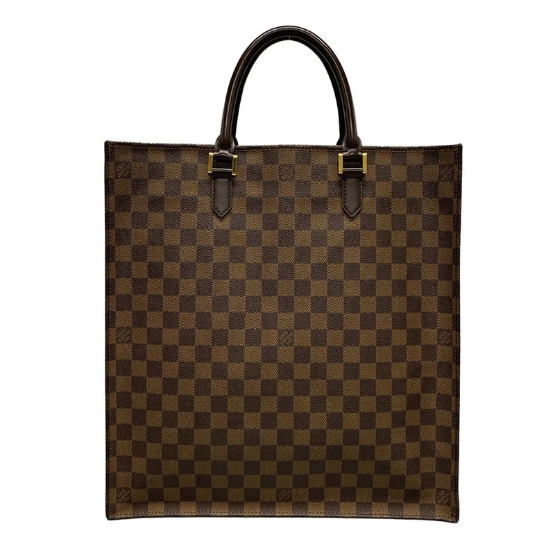 Louis Vuitton Tote Bag Damier Sac Pla (old Shape ) N51140 Ebène