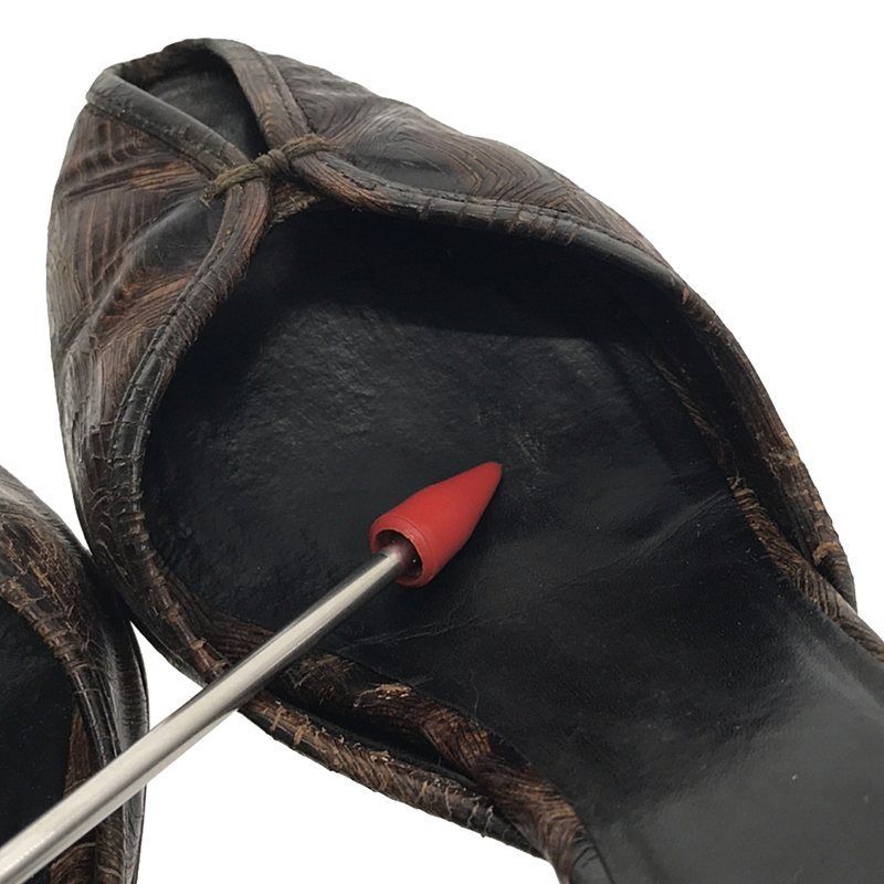 Fendi - Strap Open Toe Sandals - 35 1 2 - Brown - Women's