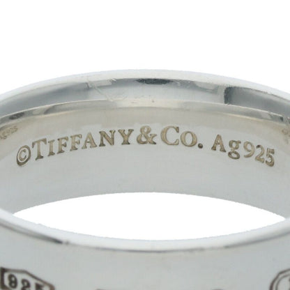 Tiffany & Co Medium 1837 Silver Ring Men's Size 16