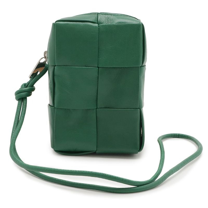 Bottega Veneta Maxi Intrecciato Cassette Shoulder Bag Compact Pouch