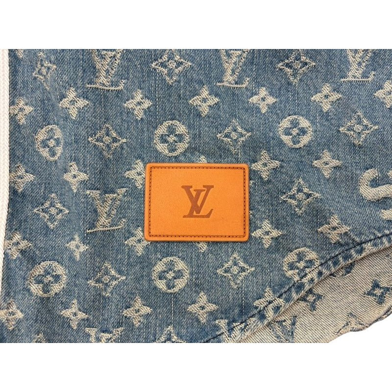 Louis Vuitton Baseball Shirt Hdd92 Wall Monogram Denim Short Sleeve S Size 2254 — view 9