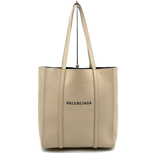 Balenciaga 551810 Everyday XS Tote Bag Leather Beige Women Men Fashion Gift
