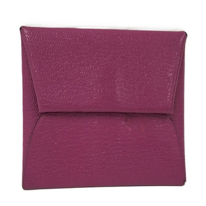 Hermes Bastia Coin Case Leather Magnolia Purple