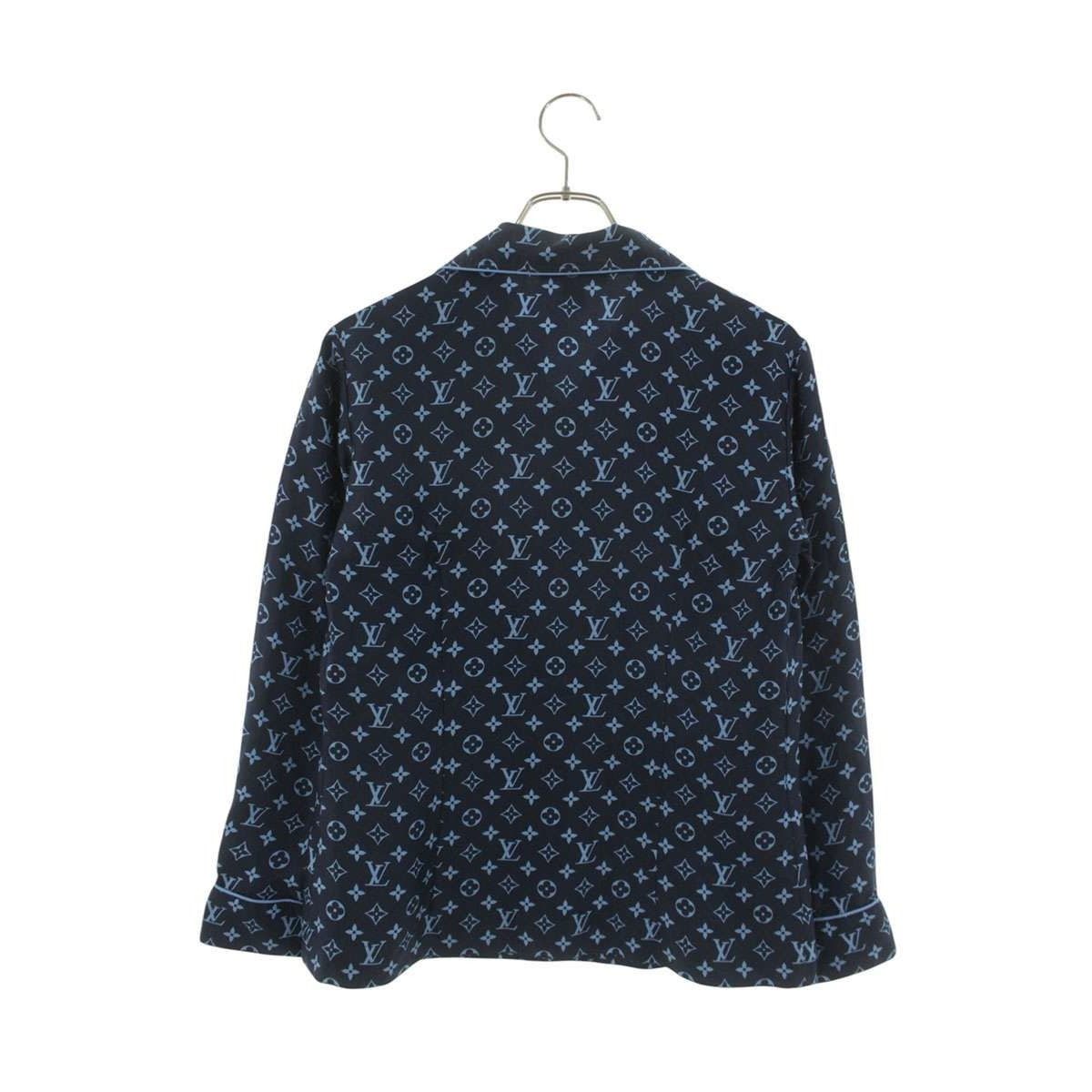 Louis Vuitton Pr0 Monogram Pajama Silk Long Sleeve Shirt 34 — view 2