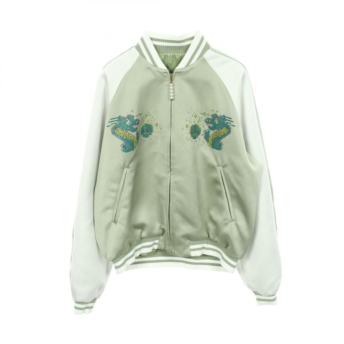 Louis Vuitton Sukajan Dragon Embroidered Stainless Steel Veneer Jacket