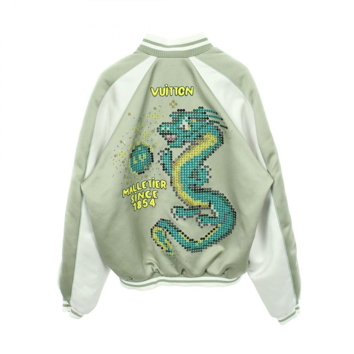 Louis Vuitton Sukajan Dragon Embroidered Stainless Steel Veneer Jacket — view 2