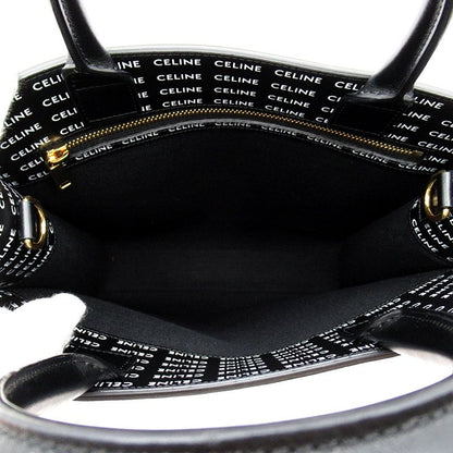 Celine Vertical Cabas Small Tote Bag 191542dt2 PVC Calf Women's Tote Bag Black
