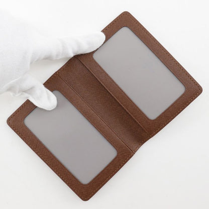 Louis Vuitton Porte 2 Carte Vertical Regular Holder M60533 Monogram Canvas