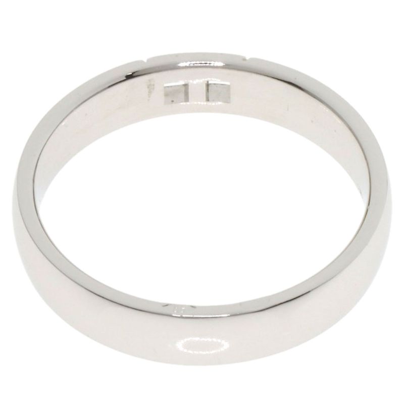 Hermes Ever Hera Cles Diamond #49 Ring 18K White Gold Ladies