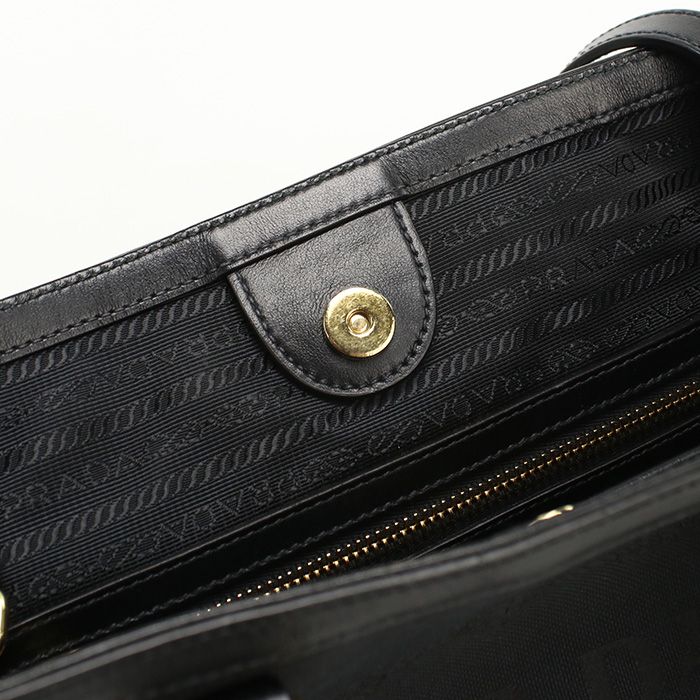 Prada 2WAY 1ba172 UCW F0002 Tote Bag Canvas Scuff Deuce