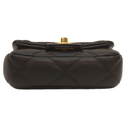 Chanel Ap2271 No 31 Black Lambskin Mini Chain Clutch Chain Shoulder Bag Micro