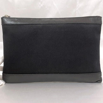 Balenciaga Clutch Bag Navy Clip M Black 373834