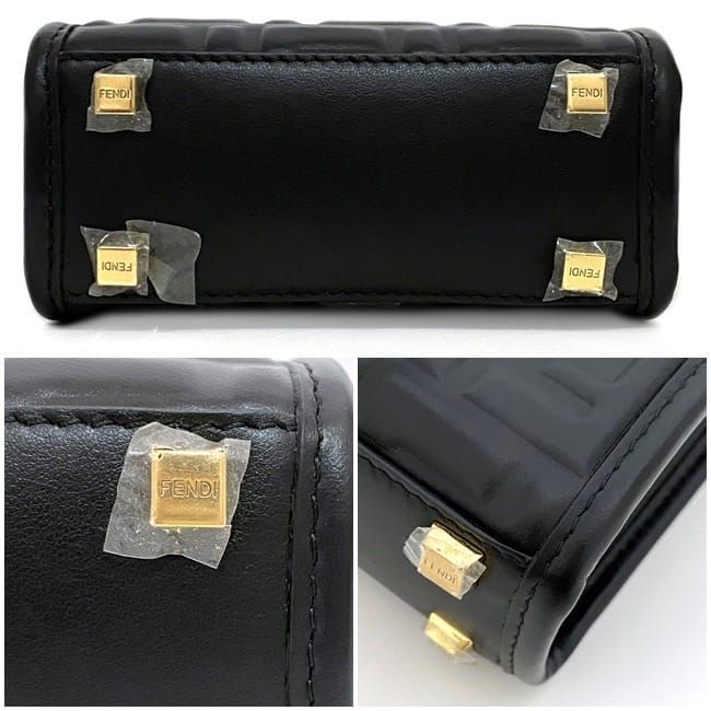 Fendi 2way Bag Sunshine Mini F21250 Black