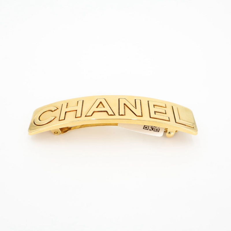 Chanel Logo Barrette Metal