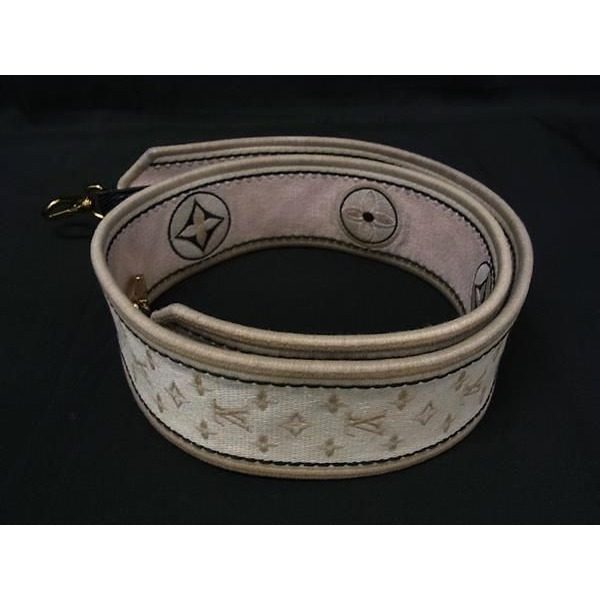 Louis Vuitton Monogram Bag Shoulder Strap Crossbody Ivory — view 2
