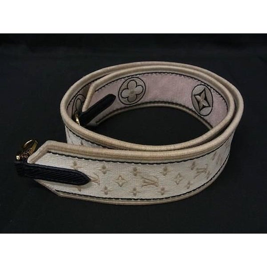 Louis Vuitton Monogram Bag Shoulder Strap Crossbody Ivory