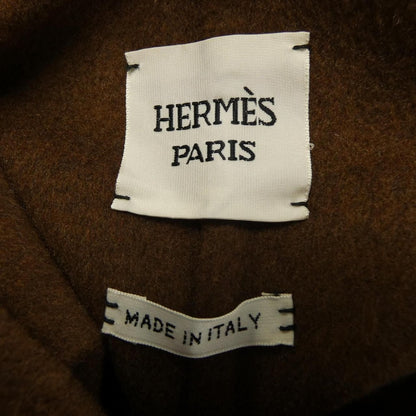 Hermes Look12 Knit Details 3h0142db Double Face Coat — view 4