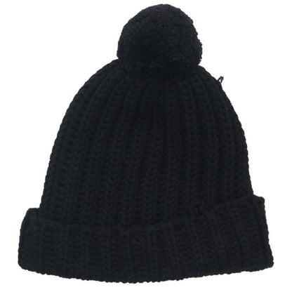 Gucci 652656 3g206 Logo Label Wool Knit Hat Men's L