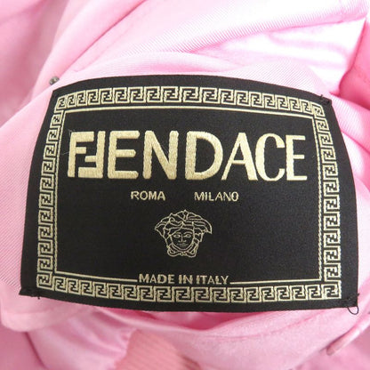 Fendi Versace Fendace 22SS Fw1091 100% Silk Zucca Baroque Reversible Blouson
