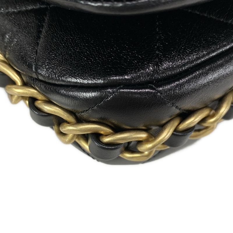 Chanel Shoulder Bag Matelasse As4451 Black Chain Shoulder / Vintage Gold