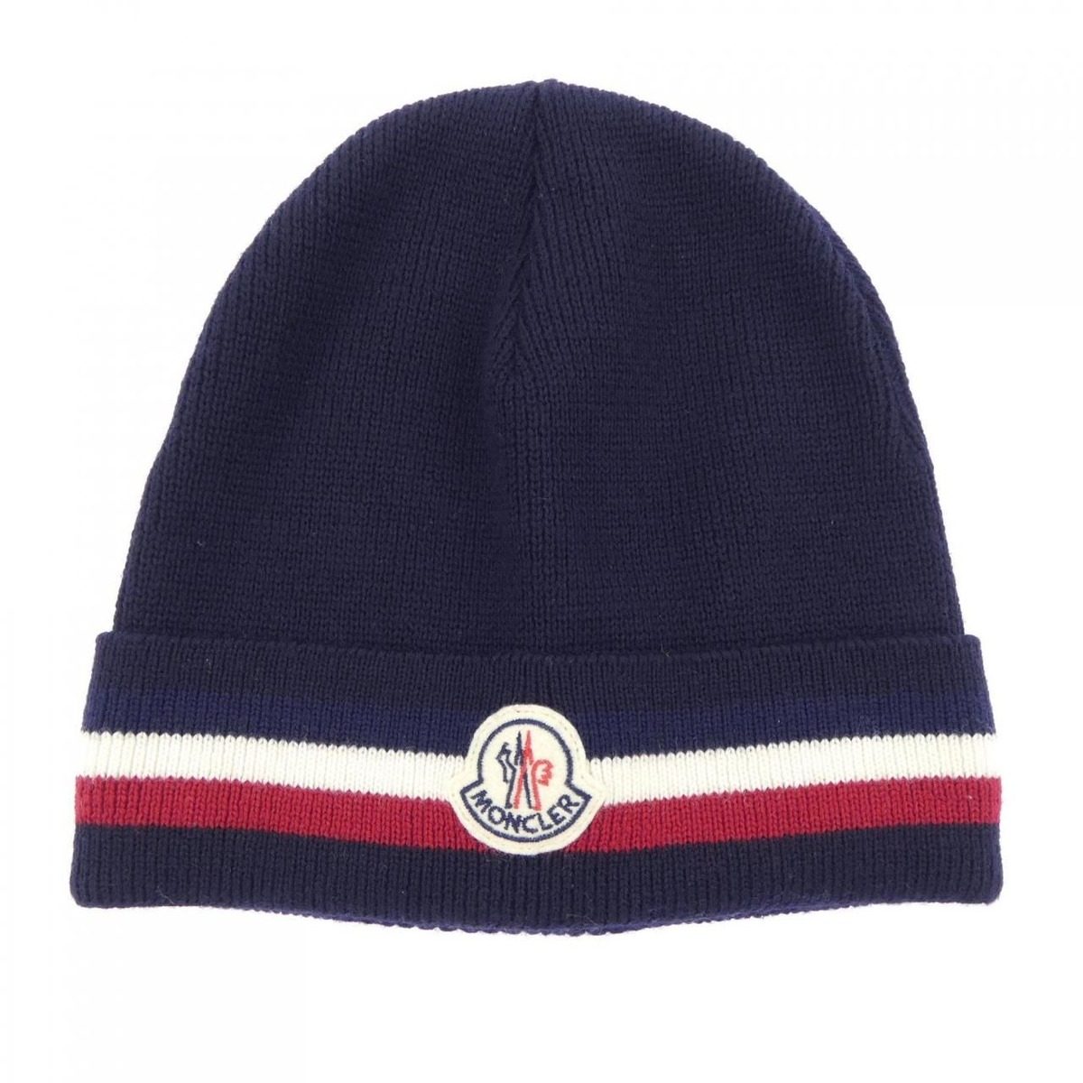 Moncler Knit Cap Hats Navy