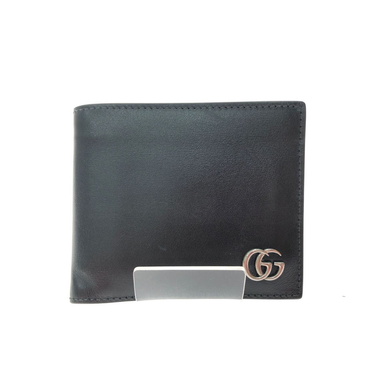 Gucci Men's Bifold Wallet Ggmarmont Leather 428725 Black