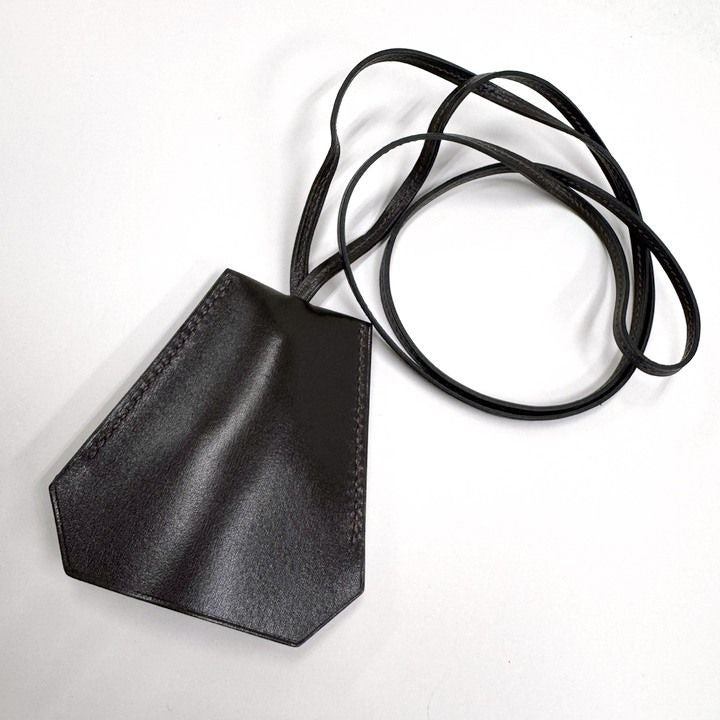 Hermes Clochette Key Ring Charm Dark Brown Silver X