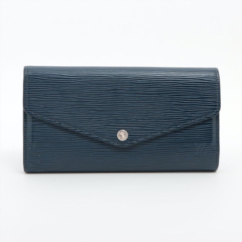 Louis Vuitton Epi Portefeuille Sarah Long Wallet Long Wallet M60585 Andigo Blue