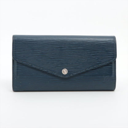 Louis Vuitton Epi Portefeuille Sarah Long Wallet Long Wallet M60585 Andigo Blue